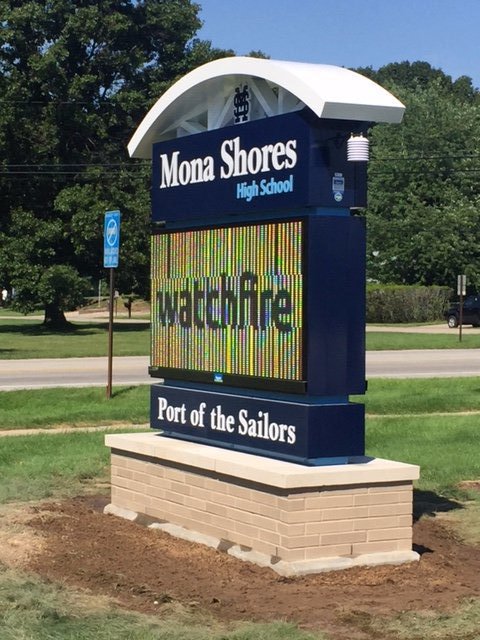Mona Shores Sign Base